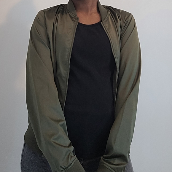 Satin bomber jacket - Picture 2 of 6